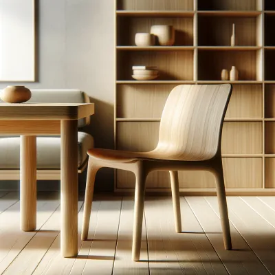 image of bamboo being turned into furniture