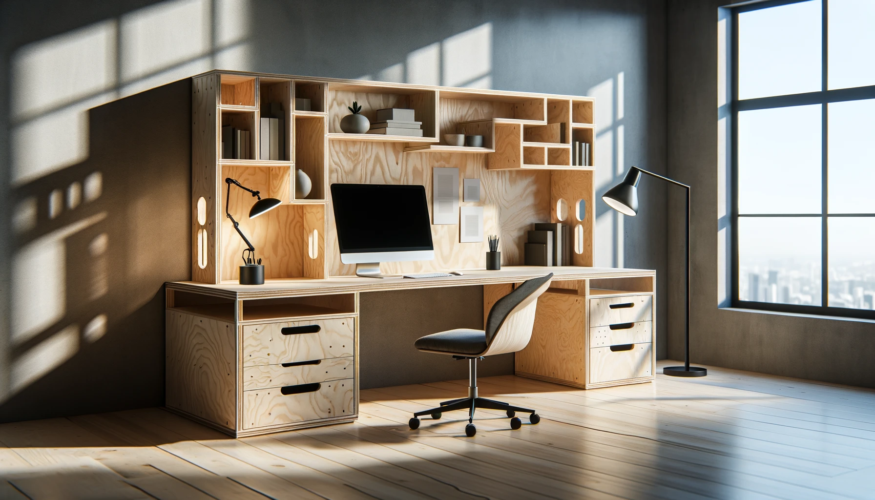 Crafting Custom Plywood Desks